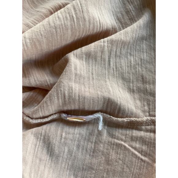 Banana Republic Womens Cotton Slub Tee Shirt Ruffles Cottage Rose Size Medium - Picture 5 of 7